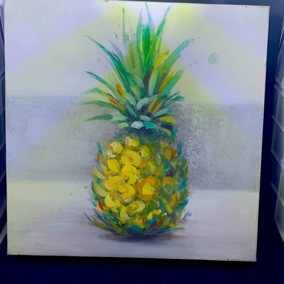 PINEAPPLE PRINT WALL ART - Picture 6 of 7